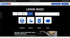 Desktop Screenshot of lesonisuzu.com
